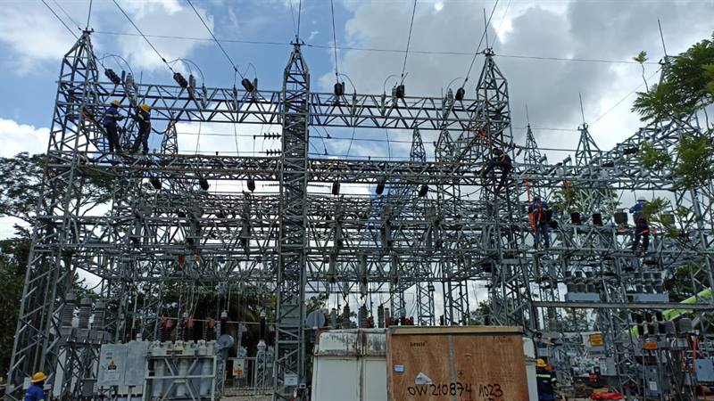 Este domingo 5 de diciembre  Concluyen trabajos de instalación de transformador de potencia en la subestación Lizama 115/34,5 kV