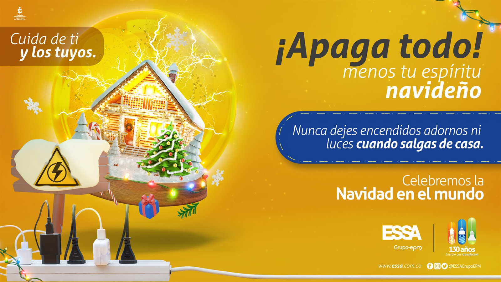 Navidad sin riesgos eléctricos