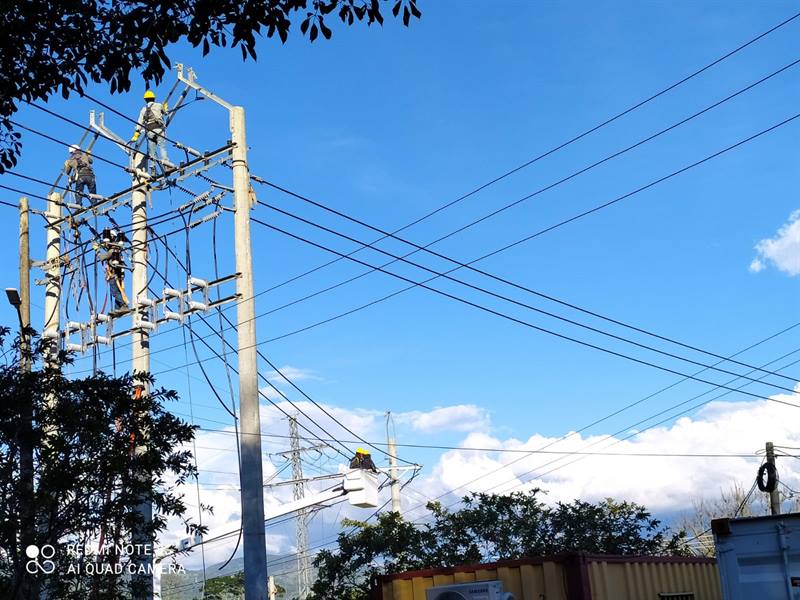 El próximo viernes 14 de enero Mantenimiento de redes eléctricas en el barrio El Paraíso de Barrancabermeja