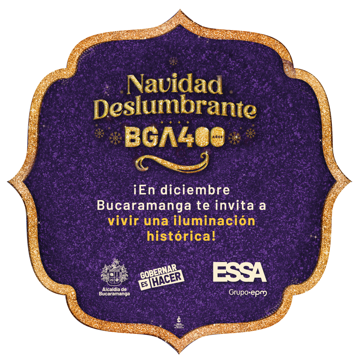 En sus 400 años Bucaramanga se ilumina con una Navidad Deslumbrante