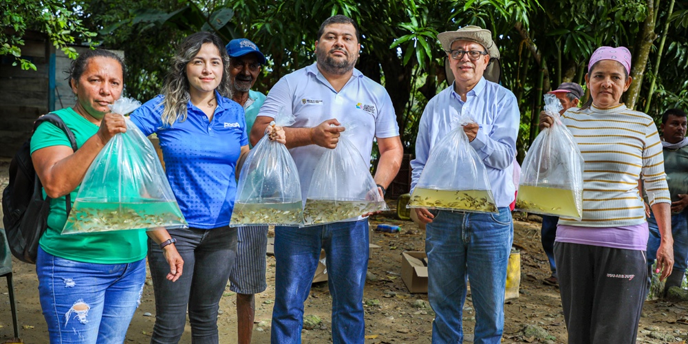 Sembramos 320 mil alevinos en cuerpos hídricos del área de influencia ESSA