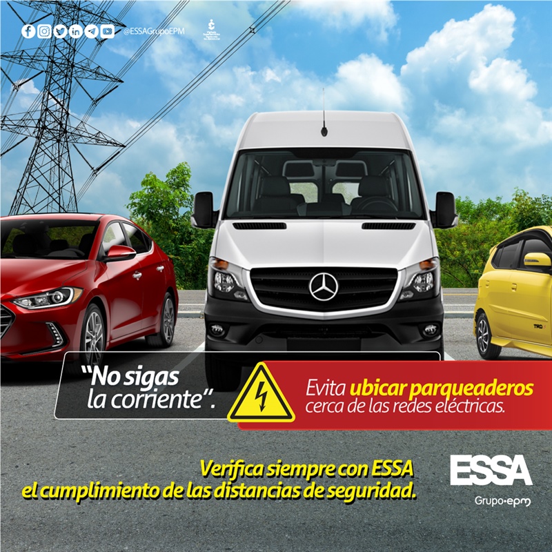 Se debe cumplir el RETIE No se pueden construir viviendas cerca de las redes eléctricas