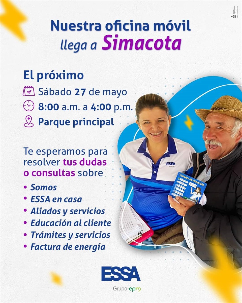 ¡Participa en la Jornada de Atención Integral ESSA en Simacota!