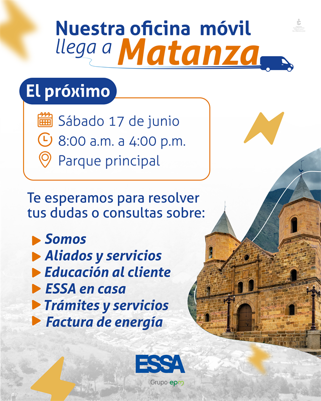 afiche de invitación a participar en la jornada de atención integral ESSA en Matanza 