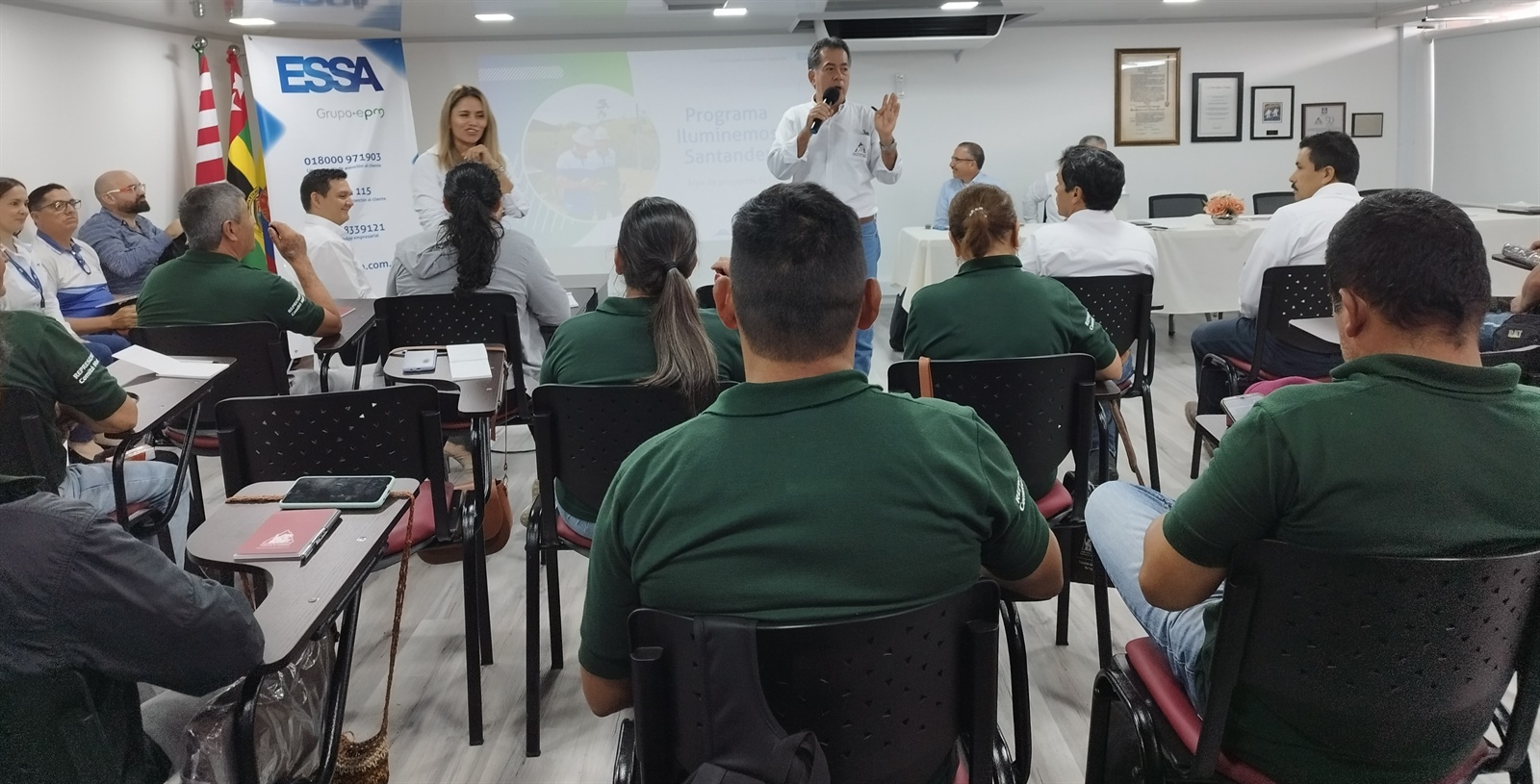 Cafeteros destacan apoyo de ESSA en beneficio de la industria en Santander