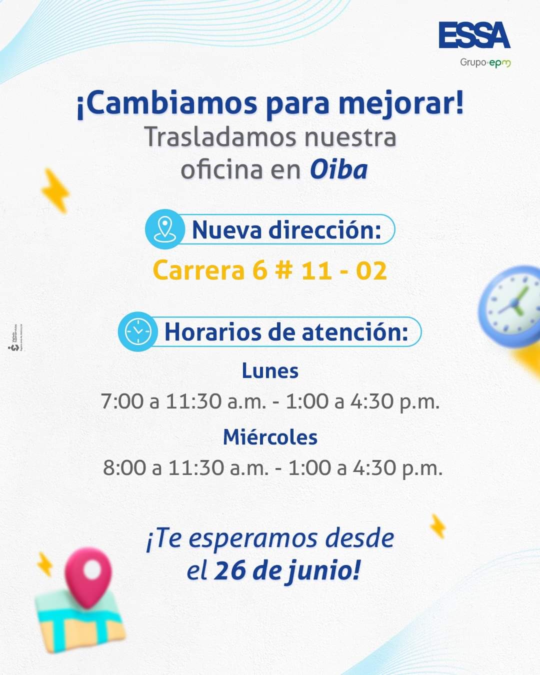 El 21 de junio no habrá atención presencial en Oiba