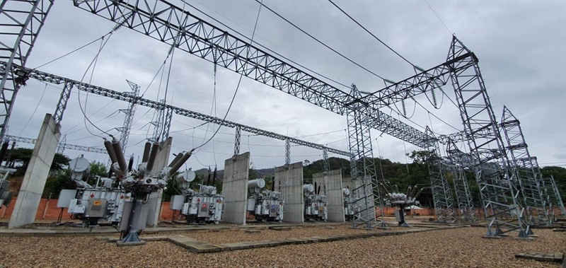 Trabajos de remodelación en la Subestación Palenque