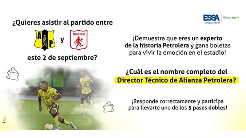 Términos y condiciones del Concurso “Hinchas de Corazón ESSA” Partido vs América 