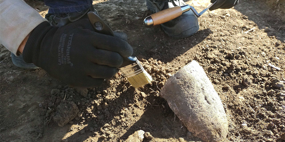 ¡Importante hallazgo arqueológico en el Plan de Expansión STR Sur!
