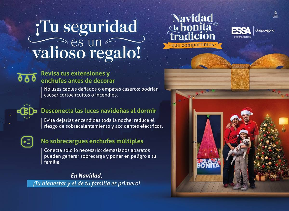 ESSA promueve la prevención del riesgo eléctrico en Navidad
