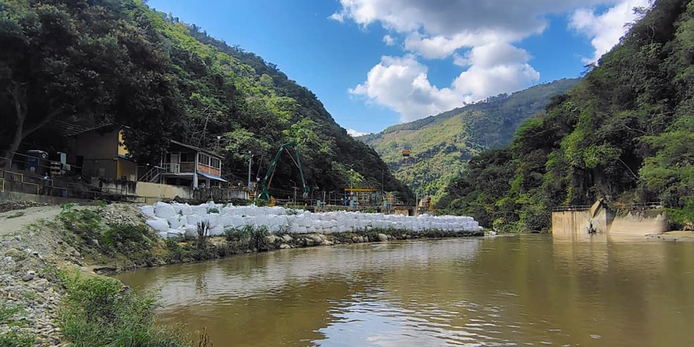 Fotografía de un río