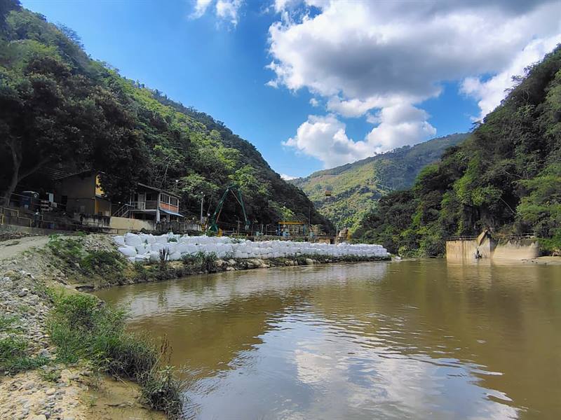 Fotografía de un río