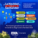 Municipios ganadores del concurso de Navidad ESSA