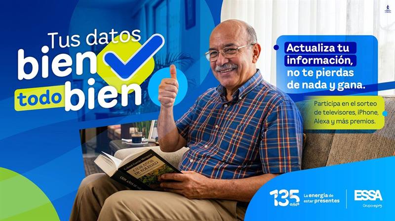 Concurso para Clientes y Usuarios ¡Tus datos bien, todo bien!