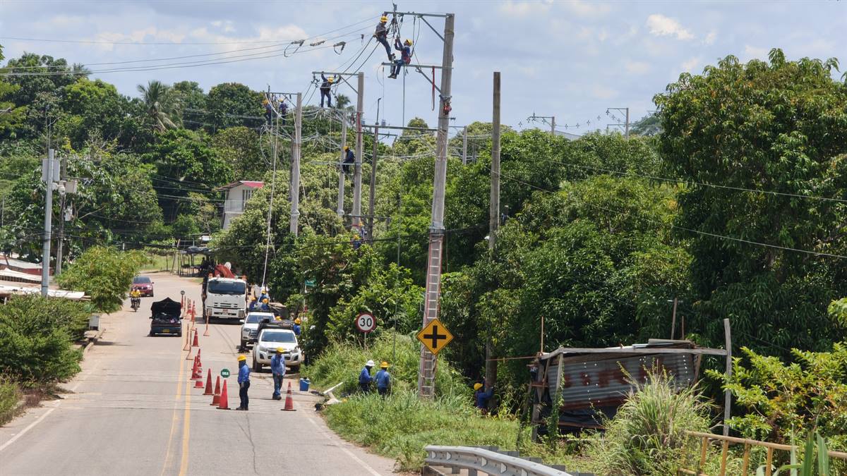 ESSA culminó las labores programadas para fortalecer el servicio de energía en el sur de Bolívar