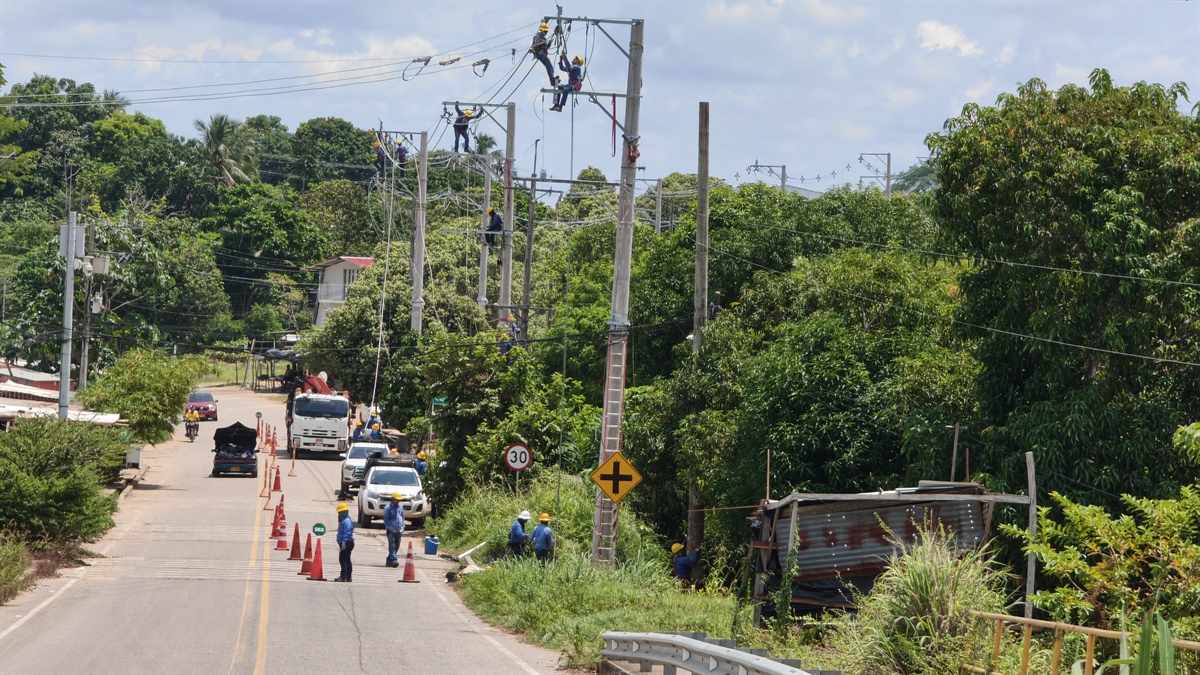 ESSA culminó las labores programadas para fortalecer el servicio de energía en el sur de Bolívar