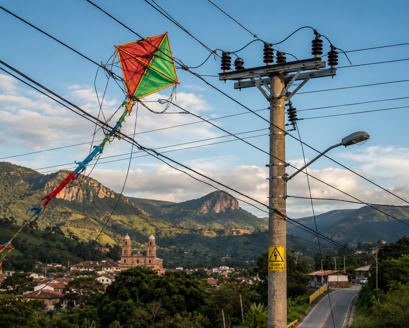 ESSA invita a la prevención del riesgo eléctrico en temporada de cometas