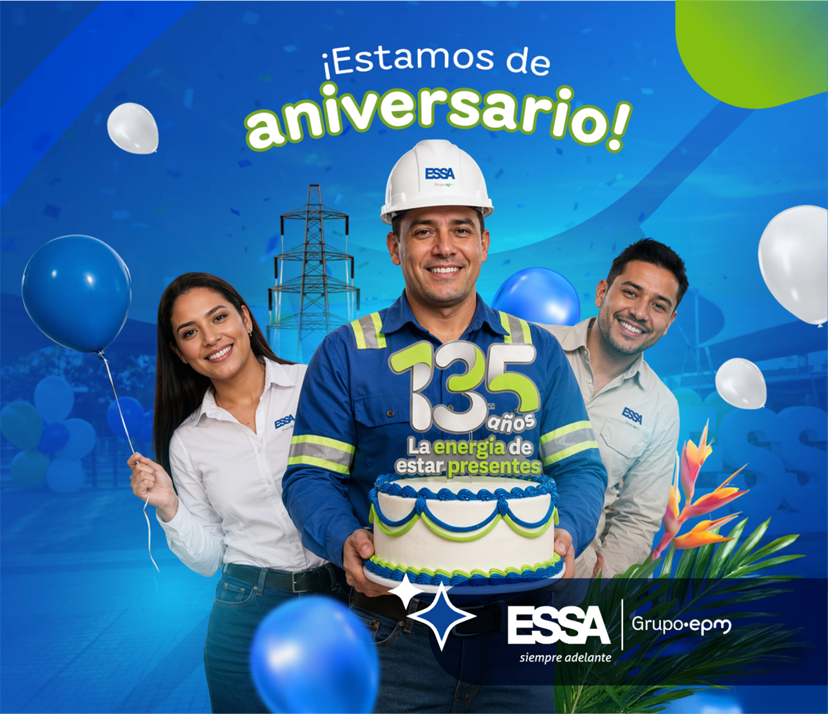 135 años de energía,  para estar presentes