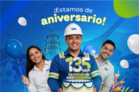 135 años de energía,  para estar presentes