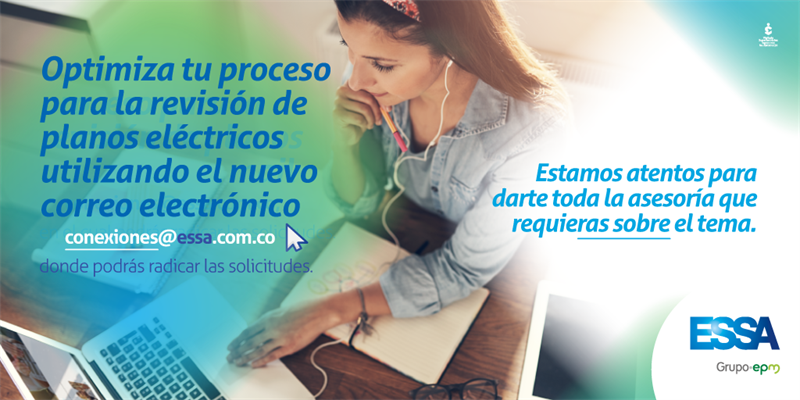 ESSA tiene nuevo correo para las solicitudes  de revisión de planos y reformas de instalaciones eléctricas