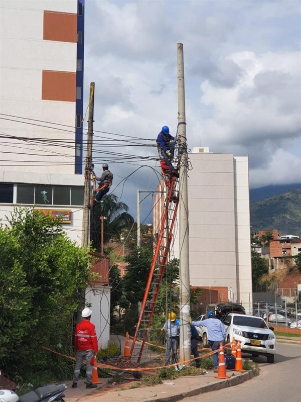 Próxima semana Continúan trabajos de modernización de la infraestructura eléctrica en Bucaramanga