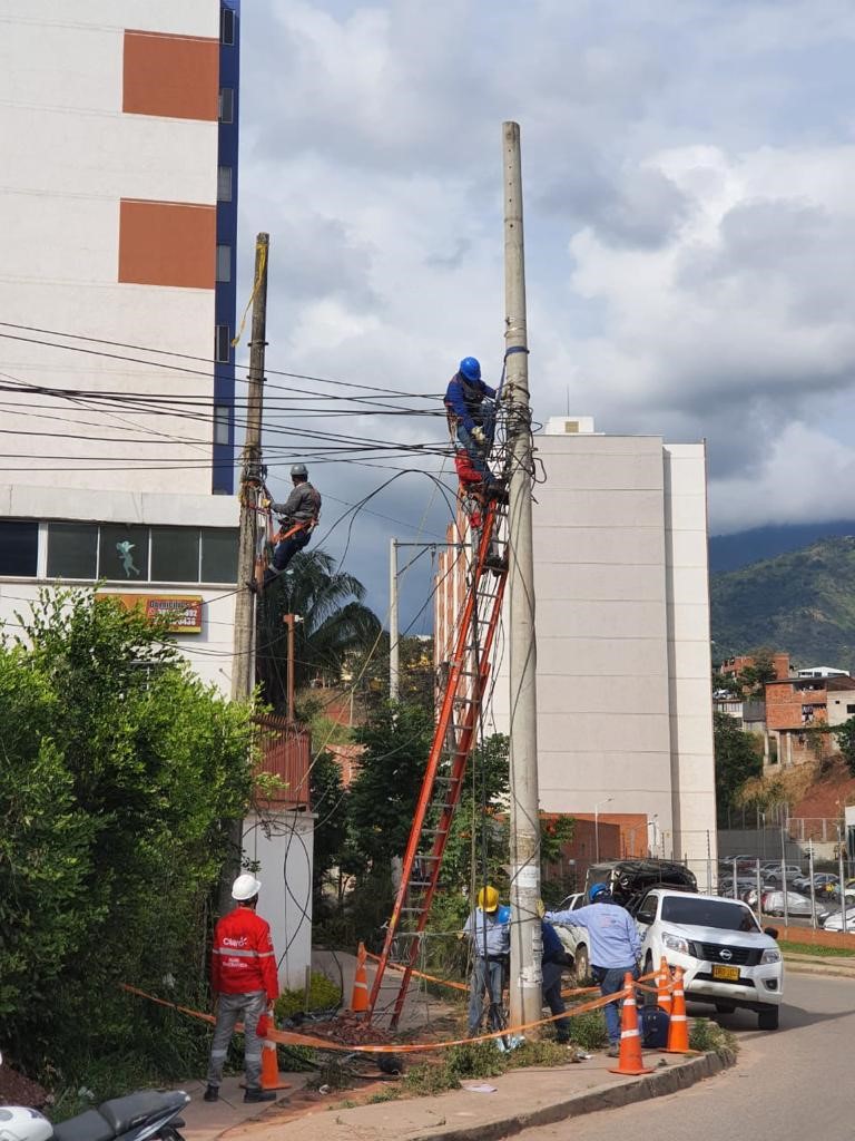Próxima semana Continúan trabajos de modernización de la infraestructura eléctrica en Bucaramanga