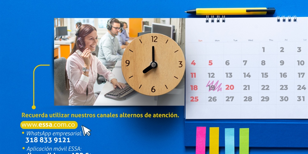 Cierre temporal de las oficinas de atención presencial para clientes y usuarios