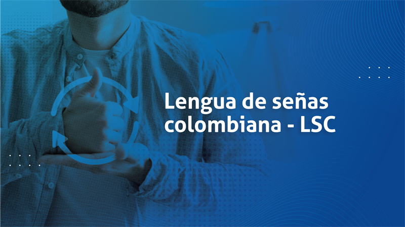 Imagen de persona haciendo un lenguaje de señas con sus manos