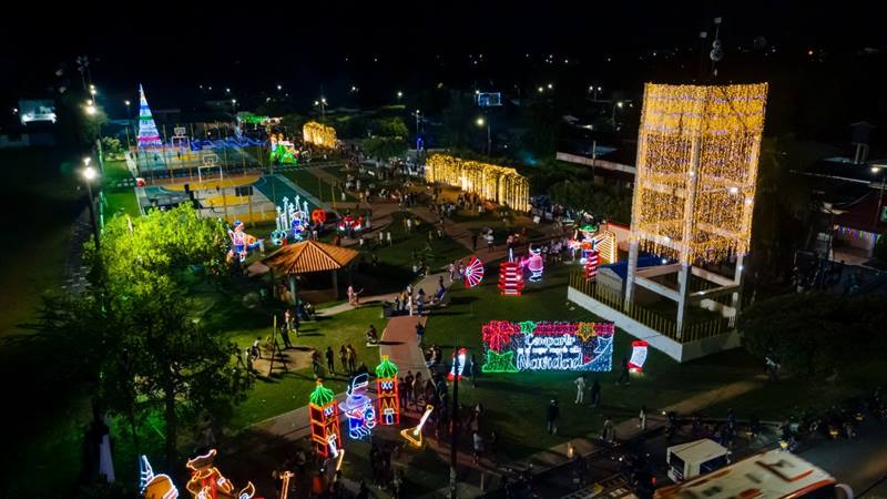 Los alumbrados navideños de ESSA 2021, fueron inspirados en la celebración de la Navidad en el Mundo