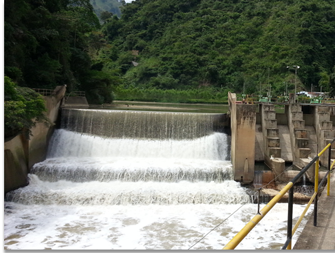 Central Hidroeléctrica Palmas y represa Bocas